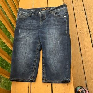 Women half way jeans